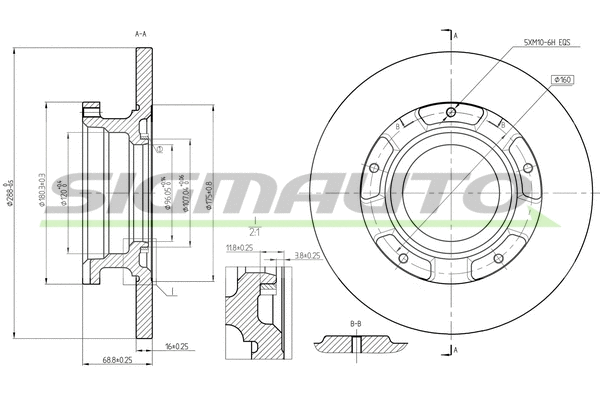 Brake Disc (DBC472S)