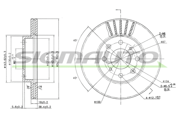 Brake Disc (DBA377V)