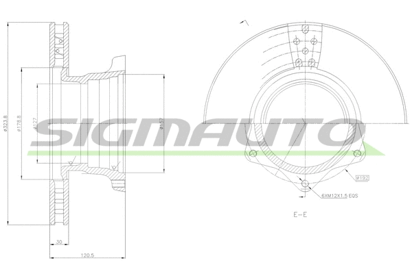 Brake Disc (DB0165V)