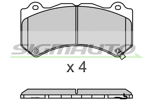 Brake Pad Set, disc brake (SPB670)