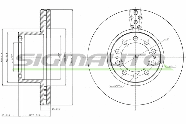 Brake Disc (DB0323V)