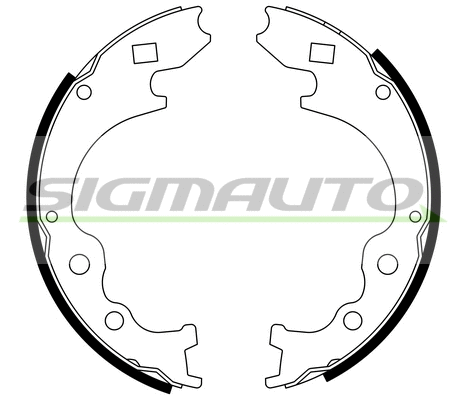 Brake Shoe Set, parking brake (SFA786)