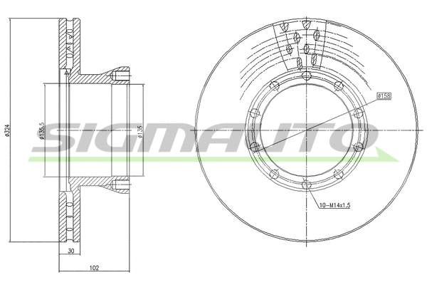 Brake Disc (DB0143V)