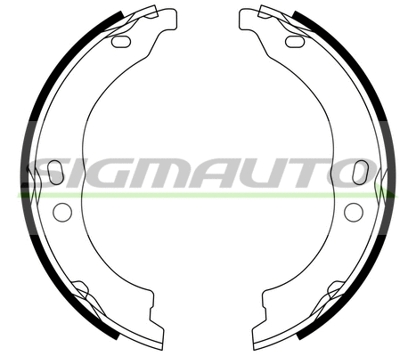 Brake Shoe Set, parking brake (SFA188)