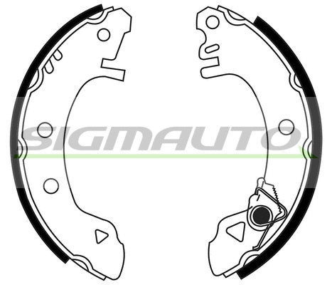 Brake Shoe Set (SFA214)