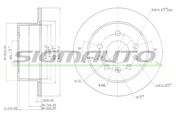 Brake Disc (DBA756S)