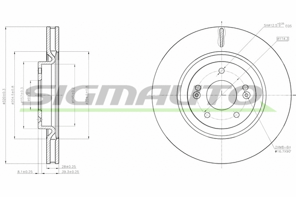 Brake Disc (DBC199V)