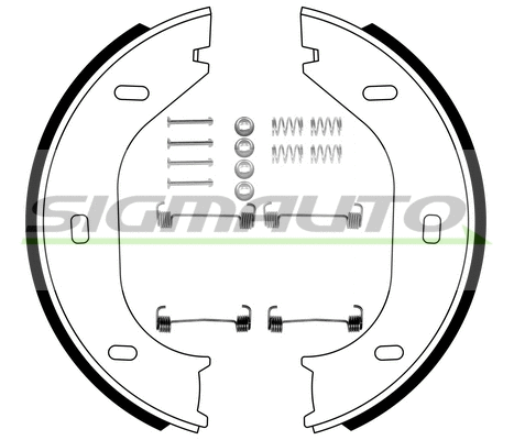 Brake Shoe Set, parking brake (SFA001-1)