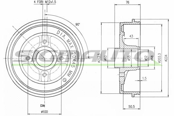 Brake Drum (DR5391)