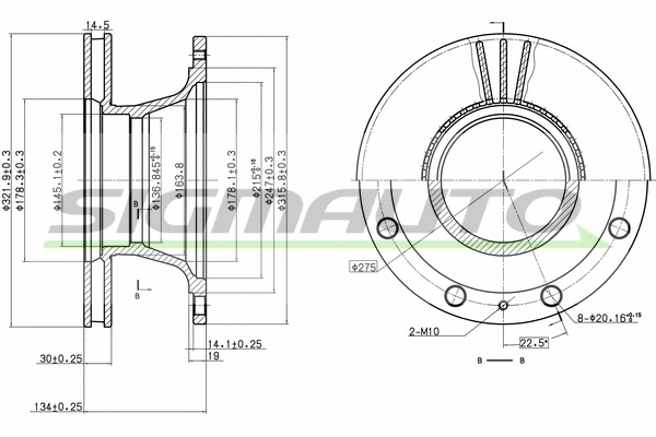 Brake Disc (DB0106V)
