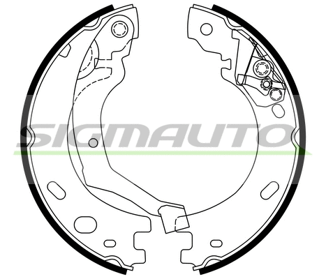 Brake Shoe Set, parking brake (SFA441)