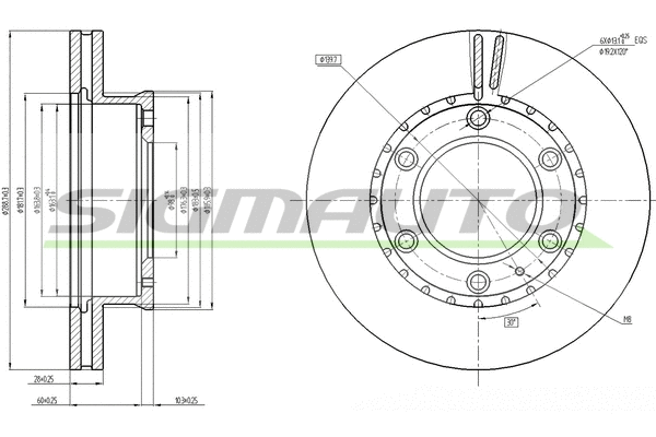Brake Disc (DBC459V)