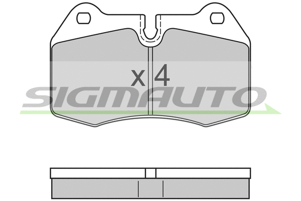 Brake Pad Set, disc brake (SPA660)