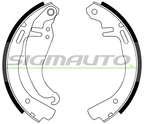 Brake Shoe Set (SFA343)