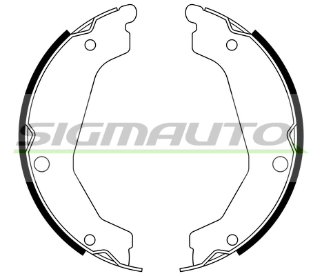 Brake Shoe Set, parking brake (SFA758)