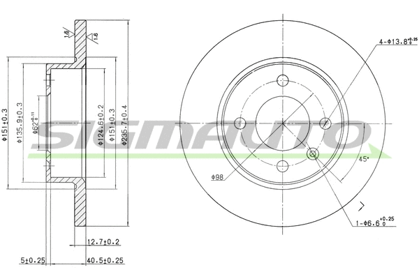 Brake Disc (DBA359S)