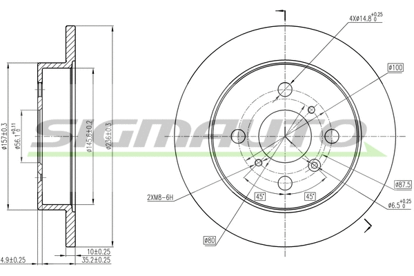 Brake Disc (DBA650S)