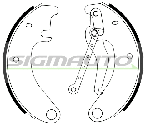Brake Shoe Set (SFA093)