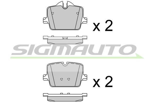 Brake Pad Set, disc brake (SPB914)