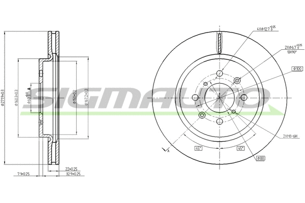 Brake Disc (DBC410V)