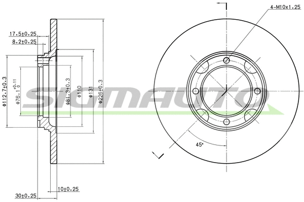 Brake Disc (DBA536S)