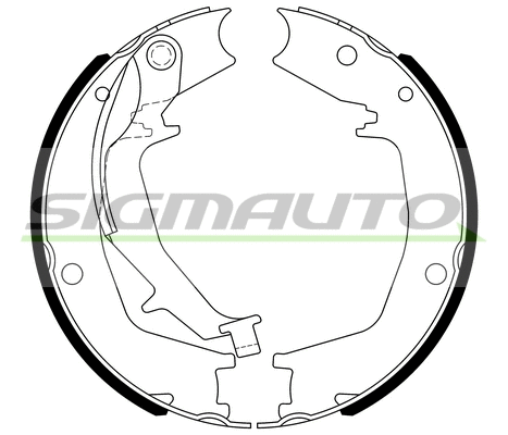 Brake Shoe Set, parking brake (SFA727)