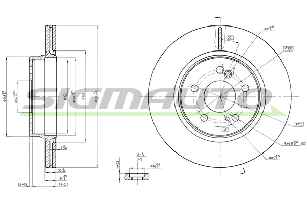 Brake Disc (DBB907V)