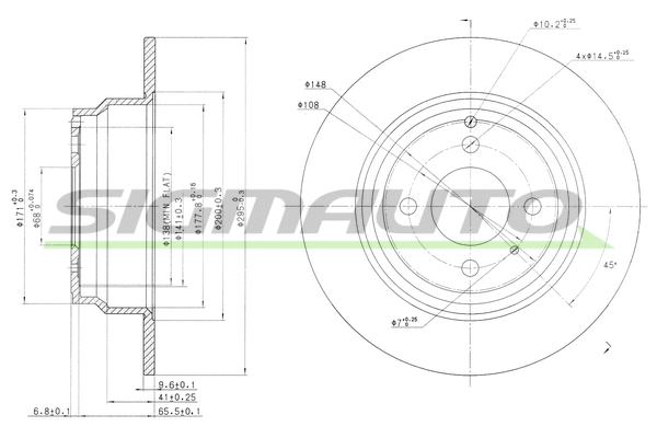 Brake Disc (DBA551S)