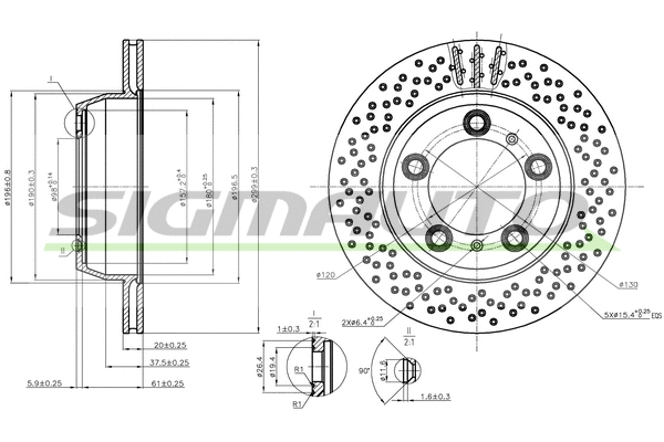 Brake Disc (DBC028V)