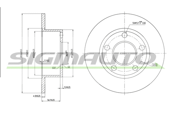Brake Disc (DBA321S)