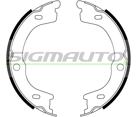 Brake Shoe Set, parking brake (SFA837)