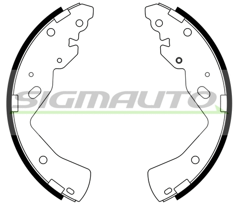 Brake Shoe Set (SFA798)