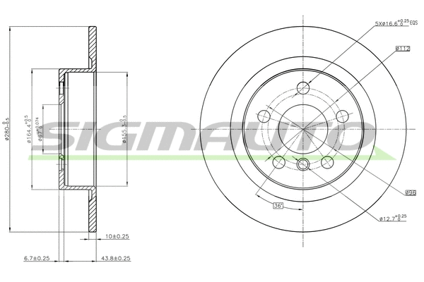 Brake Disc (DBC612S)