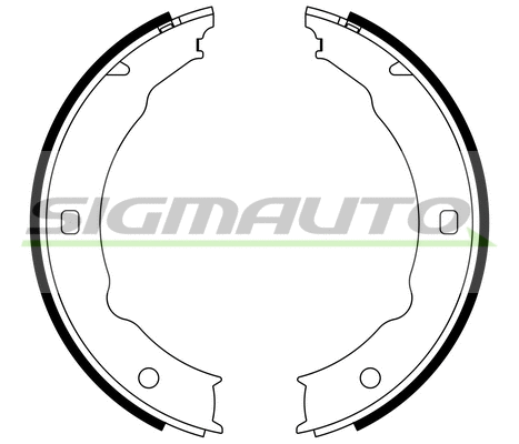 Brake Shoe Set, parking brake (SFA387)