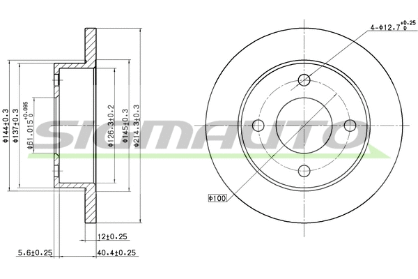 Brake Disc (DBA381S)