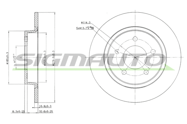 Brake Disc (DBB546S)