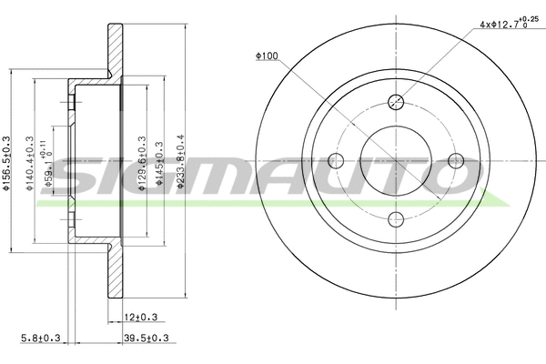 Brake Disc (DBA442S)
