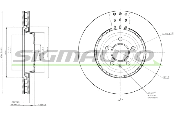 Brake Disc (DBB997V)