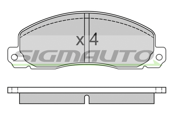 Brake Pad Set, disc brake (SPA312)
