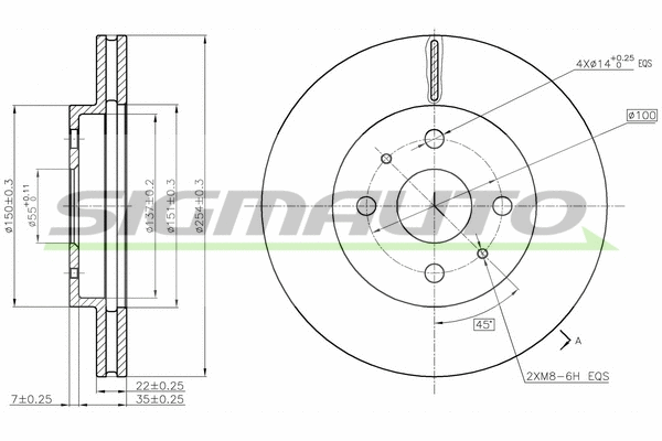 Brake Disc (DBB758V)