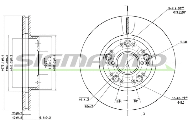 Brake Disc (DBA883V)
