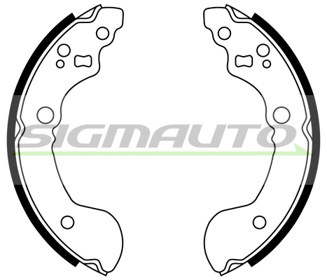Brake Shoe Set (SFA860)