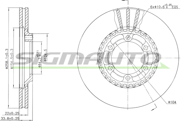 Brake Disc (DBA459V)