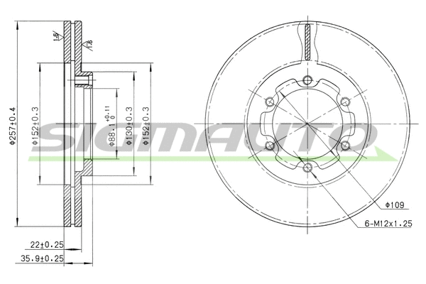 Brake Disc (DBA385V)