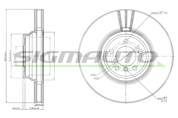 Brake Disc (DBB246V)