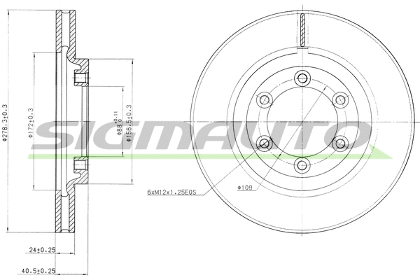 Brake Disc (DBB346V)