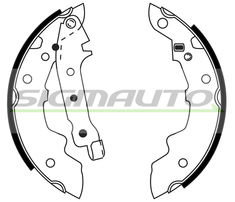 Brake Shoe Set (SFA412)
