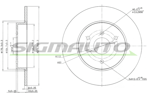 Brake Disc (DBB111S)