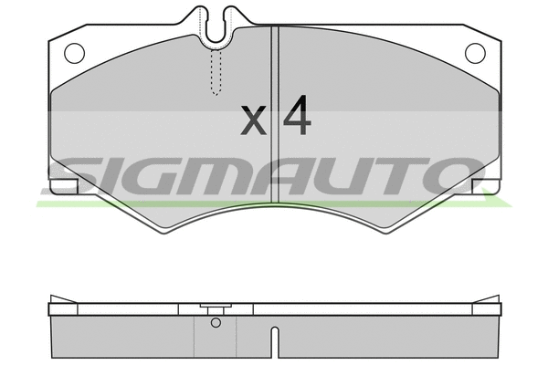 Brake Pad Set, disc brake (SPA238)