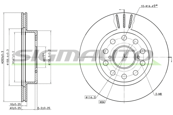 Brake Disc (DBA506V)
